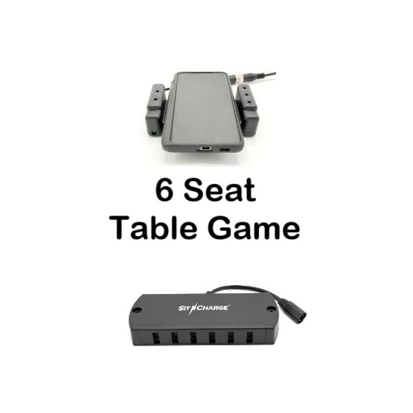 The Shelf™ Wireless Smart Puck 3.0 — Blackjack Table Charging Kit 6 Seat